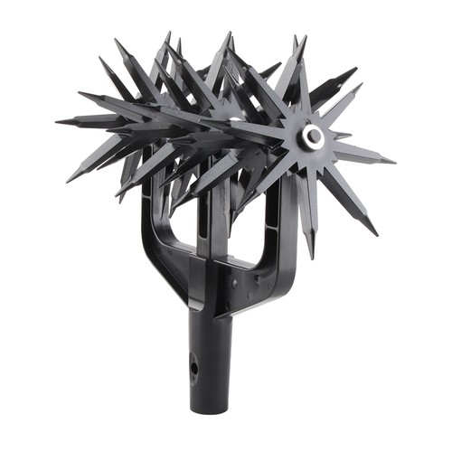 Lawn aerator soil loosening - aerator,
