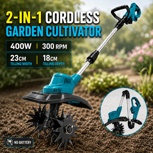 Cordless garden - 2‑in‑1,