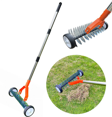 Lawn rolling aerator - lawn,