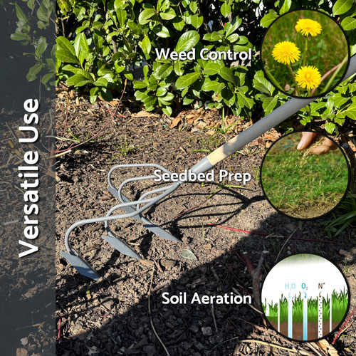Cultivator prong hand soil - cultivator, 5