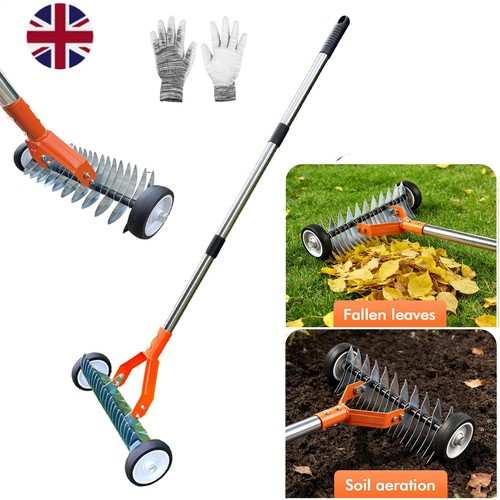Rolling lawn garden scarifier - rolling,