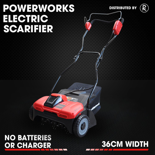 Powerworks cordless scarifier - powerworks,